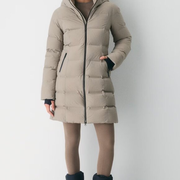 Brand New Aritzia 2025 Rainstop Superpuff Mid Modern Taupe - Picture 2 of 7